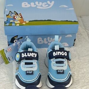 Bluey Bluey & Bingo Toddler Boys Light-up Athletic Strap Sneakers Shoes Size 5